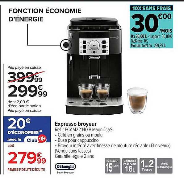 Expresso broyeur