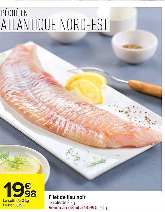 Filet de lieu noir