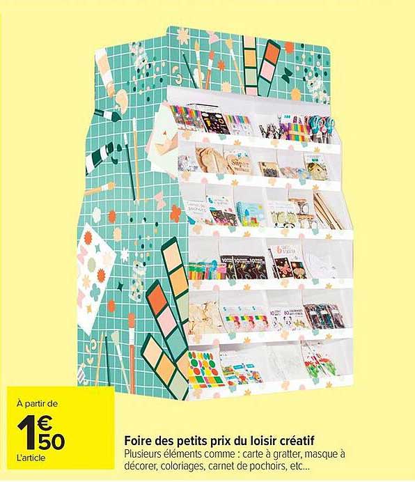 Foire des petits prix du loisir créatif