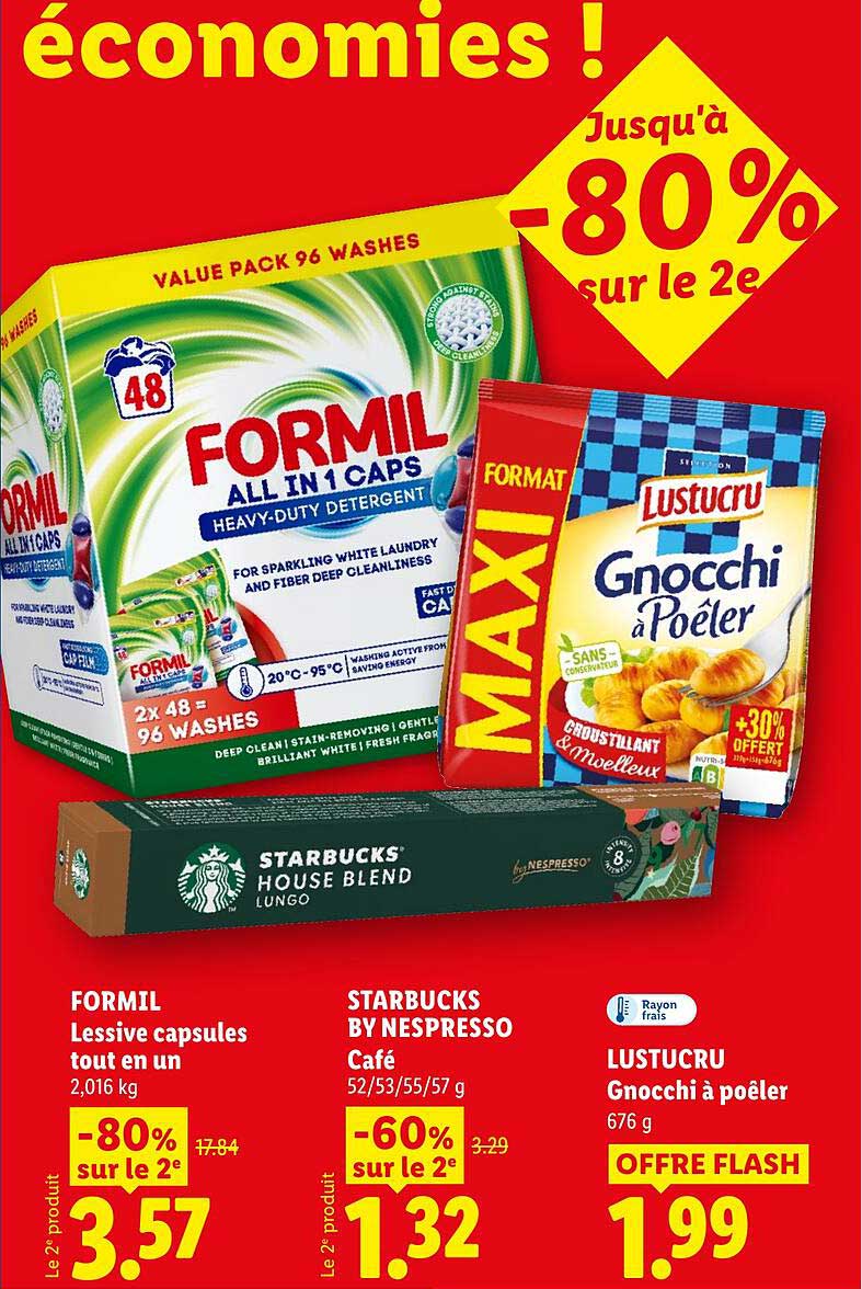 FORMIL Lessive capsules tout en un