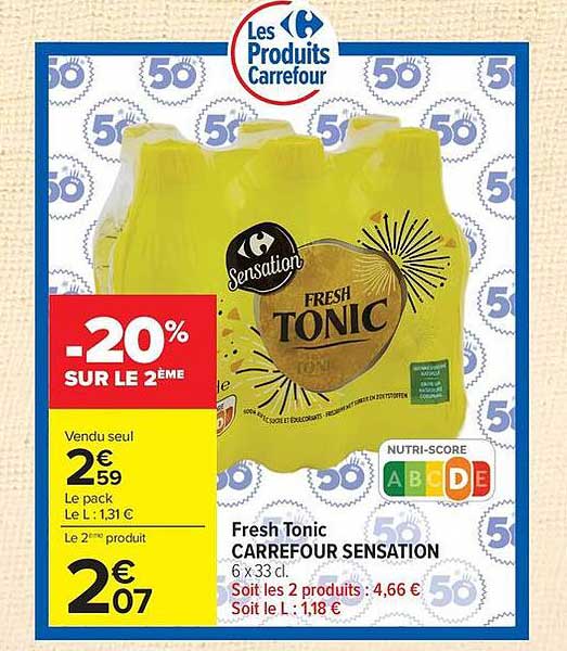 Fresh Tonic CARREFOUR SENSATION
