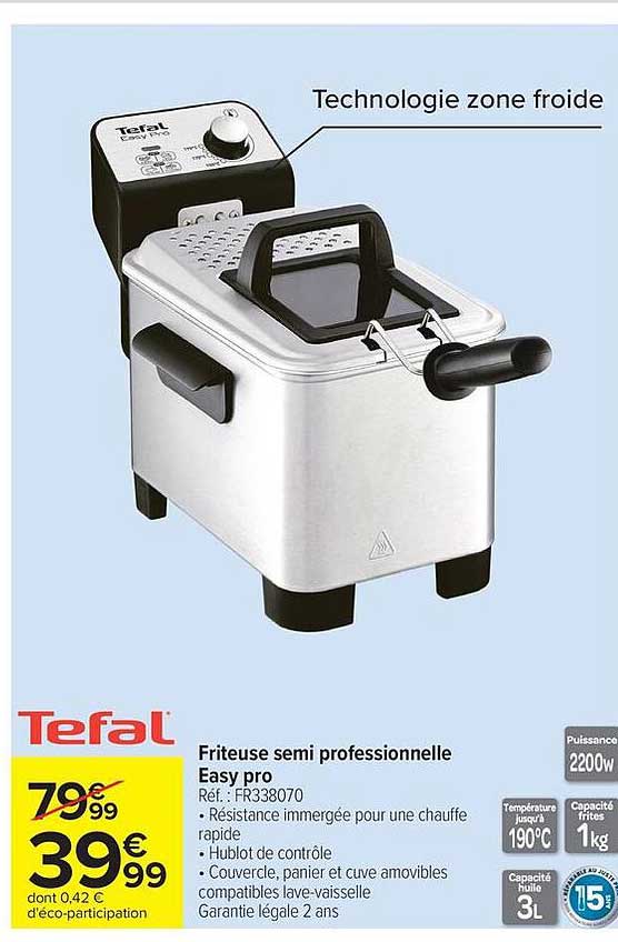 Friteuse semi professionnelle Easy pro