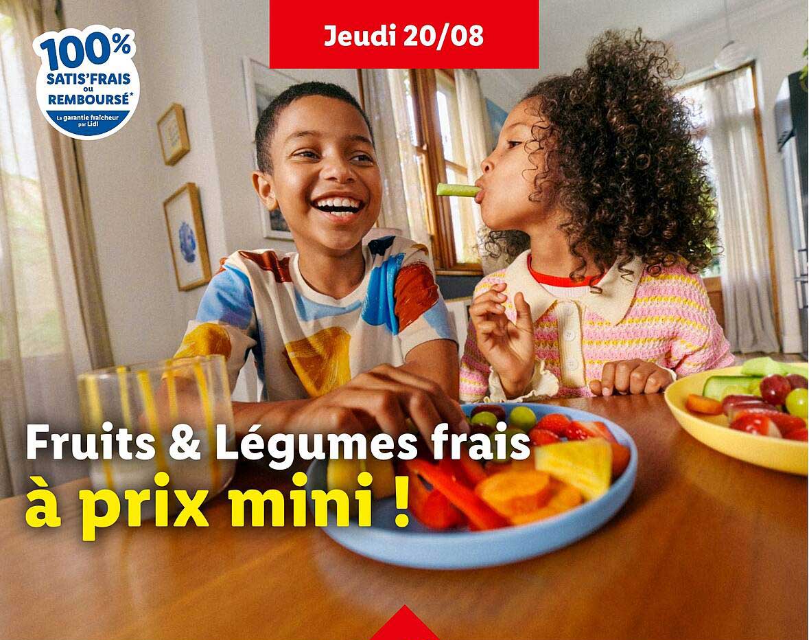 Fruits & Légumes frais à prix mini !