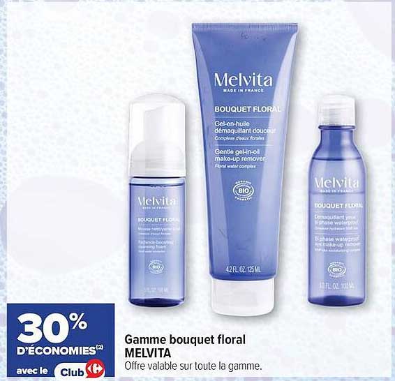 Gamme bouquet floral MELVITA
