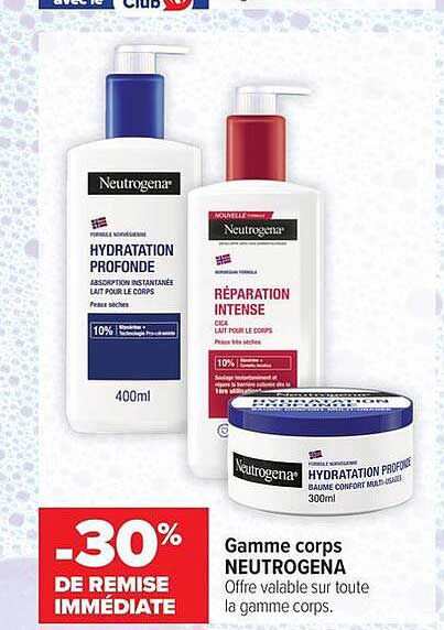 Gamme corps NEUTROGENA