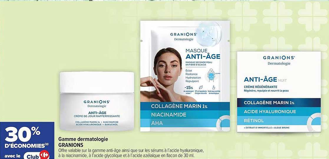 Gamme dermatologie GRANIONS