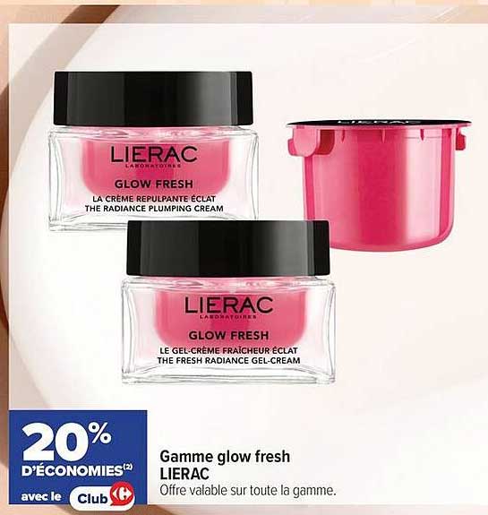 Gamme glow fresh LIERAC
