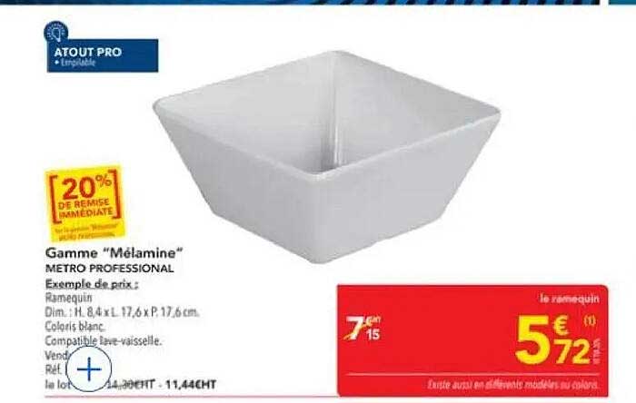 Gamme “Mélamine” METRO PROFESSIONAL