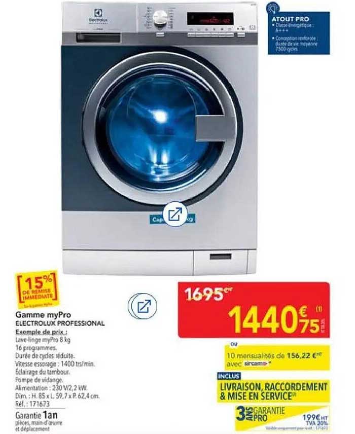 Gamme myPro ELECTROLUX PROFESSIONAL