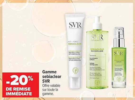 Gamme sebiaclear SVR