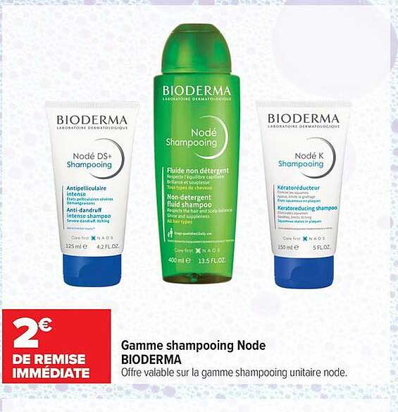 Gamme shampoing Node BIODERMA
