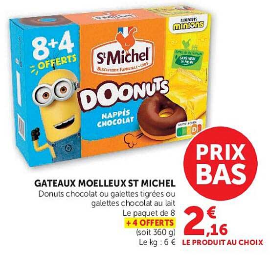 GATEAUX MOELLEUX ST MICHEL