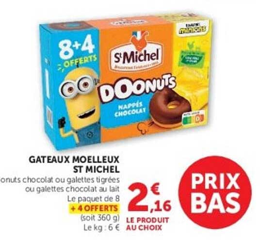 GATEAUX MOELLEUX ST MICHEL