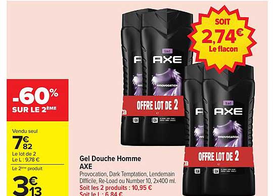 Gel Douche Homme AXE