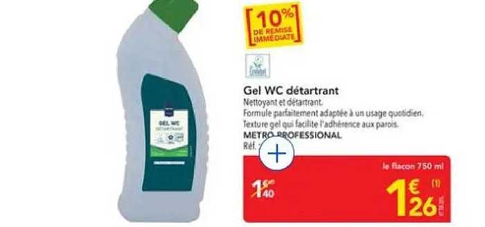 Gel WC détartrant