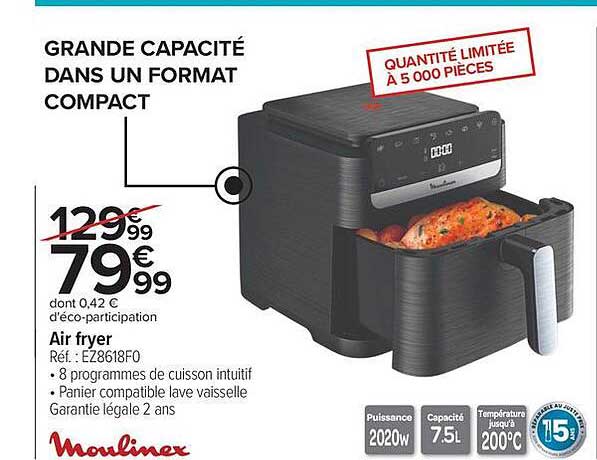 GRANDE CAPACITÉ DANS UN FORMAT COMPACT