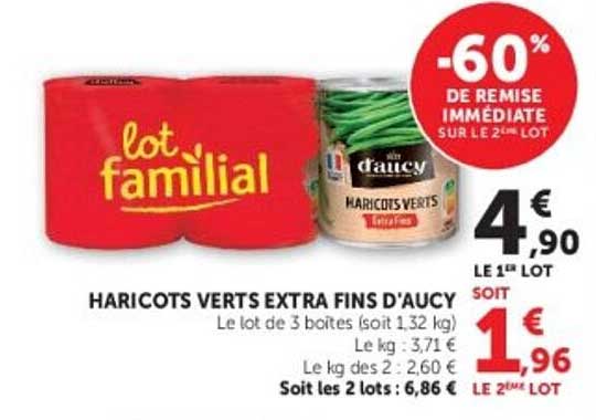 HARICOTS VERTS EXTRA FINS D’AUCY
