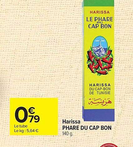 Harissa PHARE DU CAP BON 140 g.
