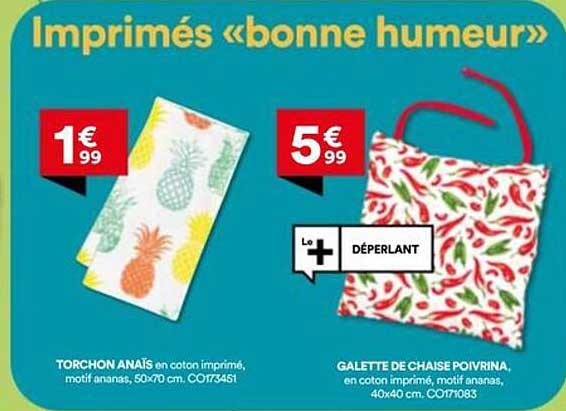 Imprimés «bonne humeur»
