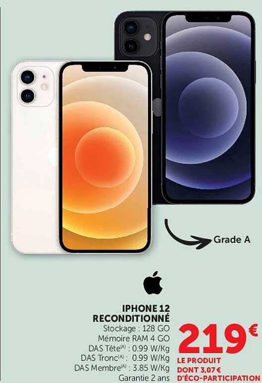 IPHONE 12 RECONDITIONNÉ