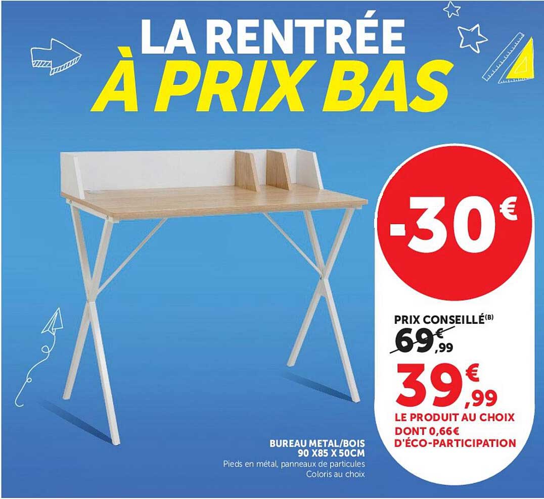 LA RENTRÉE À PRIX BAS