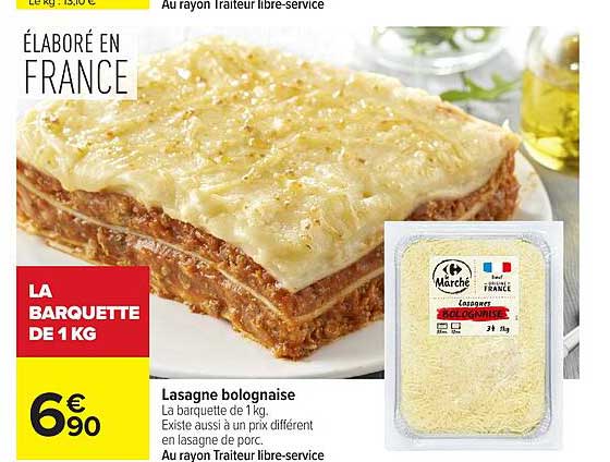 Lasagne bolognaise