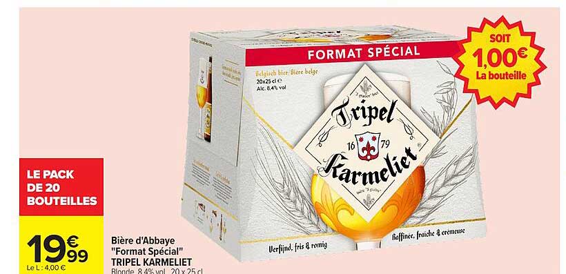 LE PACK DE 20 BOUTEILLES