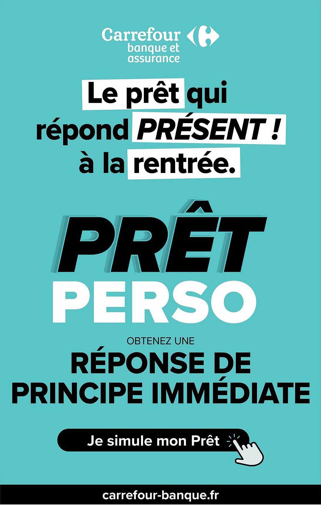 Le prêt qui répond PRÉSENT ! à la rentrée.