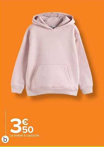 Le sweat à capuche