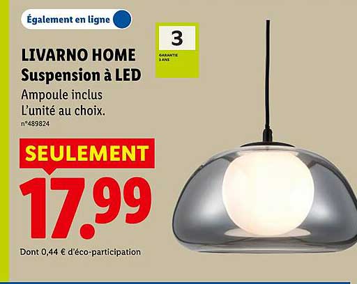LIVARNO HOME Suspension à LED