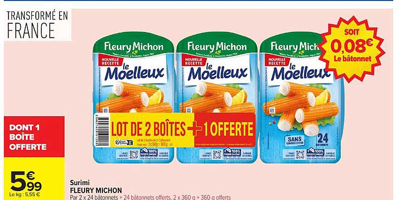 LOT DE 2 BOÎTES + 1 OFFERTE
