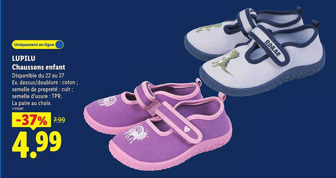 LUPILU Chaussons enfant