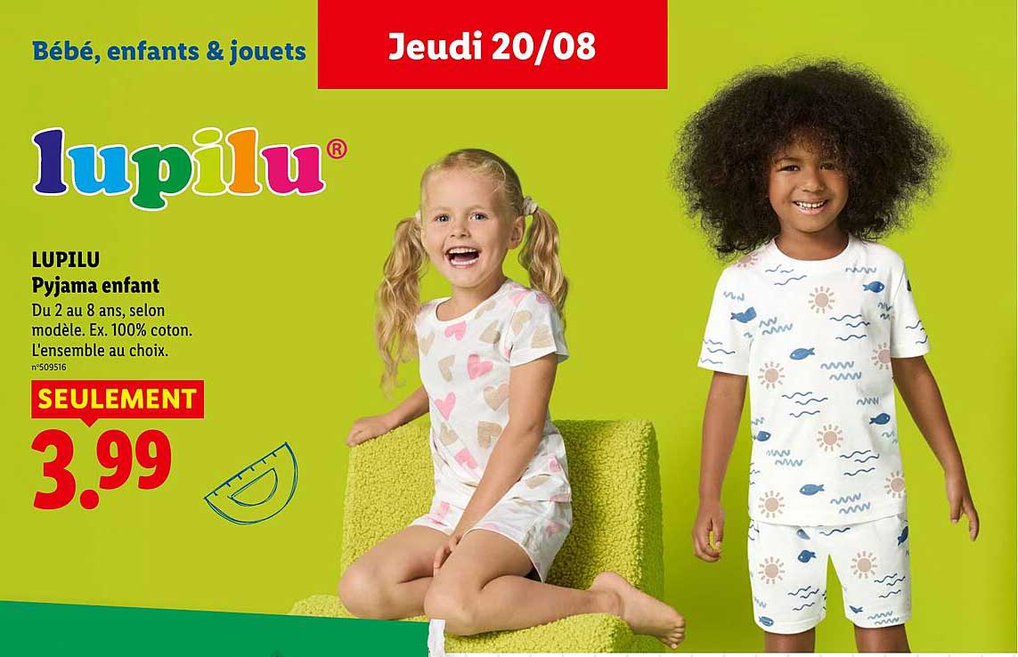 LUPILU Pyjama enfant