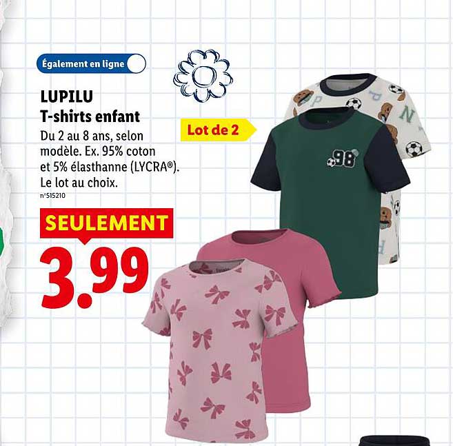 LUPILU T-shirts enfant