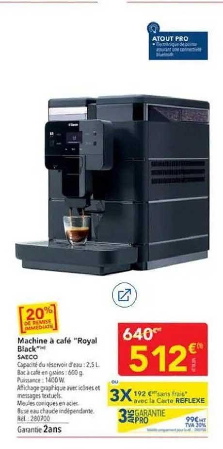 Machine à café “Royal Black”