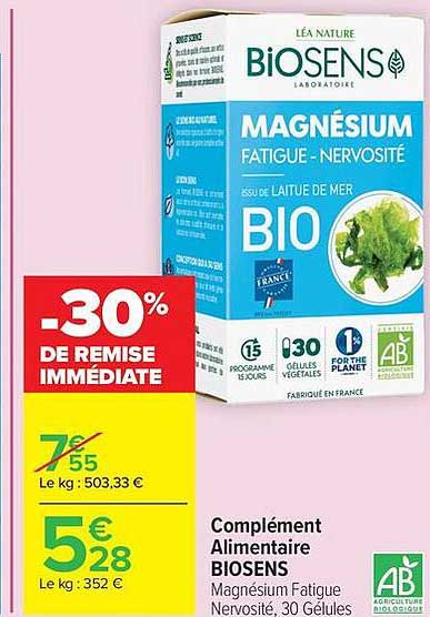 MAGNÉSIUM FATIGUE - NERVOSITÉ