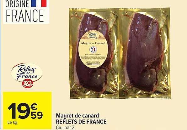 Magret de canard REFLETS DE FRANCE