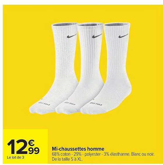 Mi-chaussettes homme