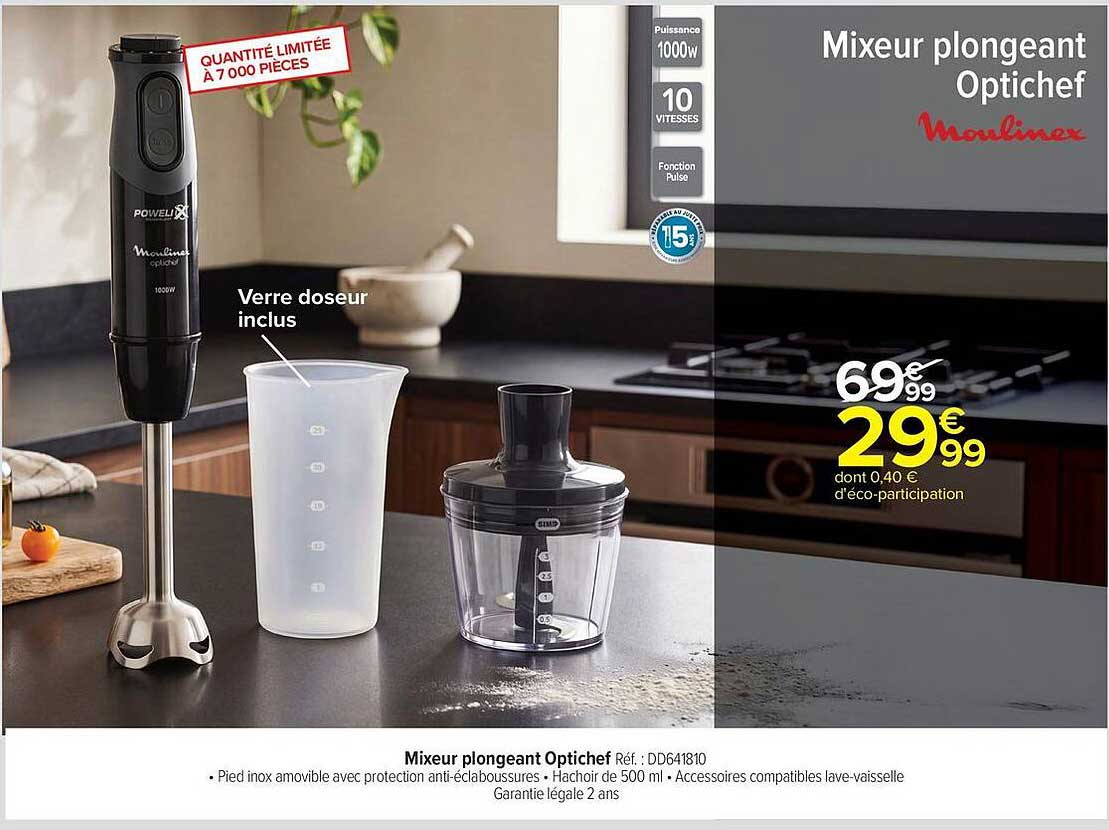 Mixeur plongeant Optichef