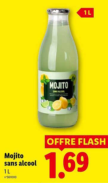 Mojito sans alcool 1 L