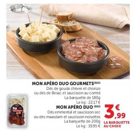 MON APÉRO DUO GOURMETS