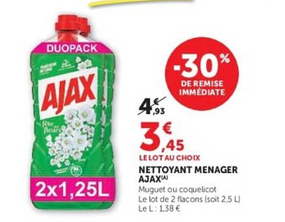 NETTOYANT MENAGER AJAX