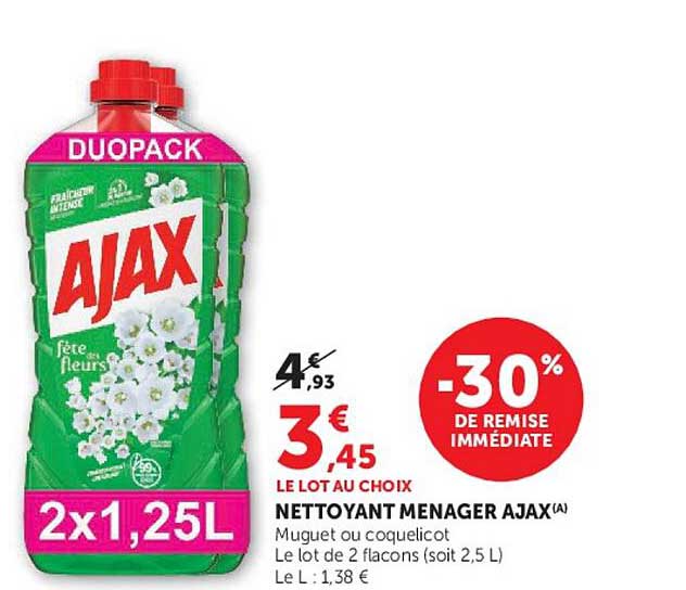 NETTOYANT MENAGER AJAX