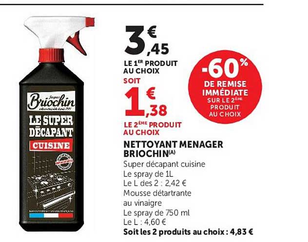 NETTOYANT MENAGER BRIOCHIN(A)