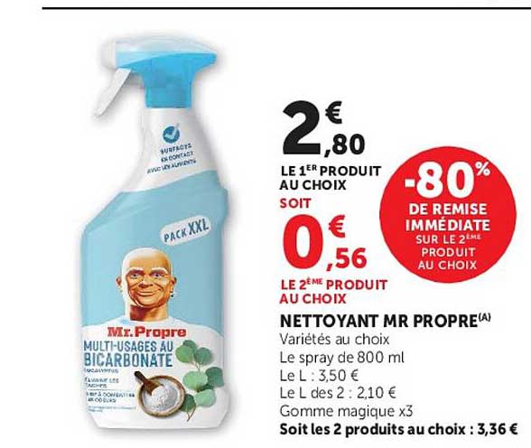 NETTOYANT MR PROPRE(A)