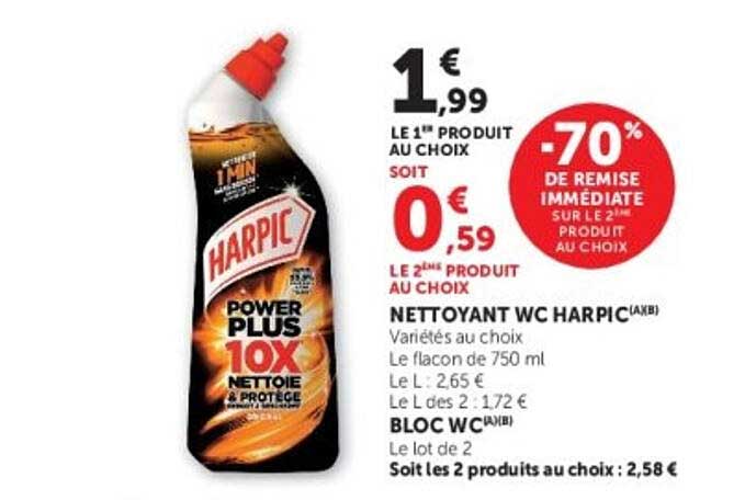 NETTOYANT WC HARPIC