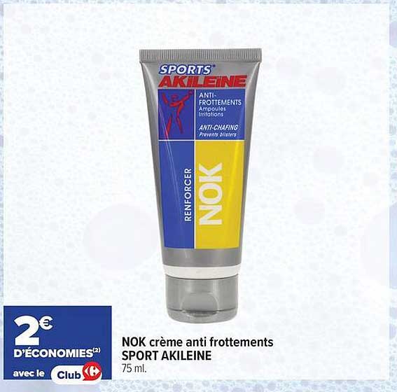 NOK crème anti frottements SPORT AKILEINE