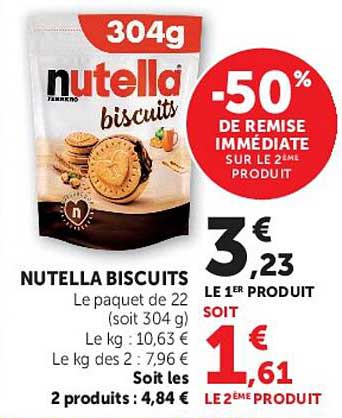 NUTELLA BISCUITS