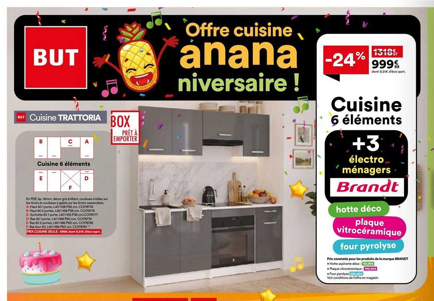 Offre cuisine ananaiversaire !