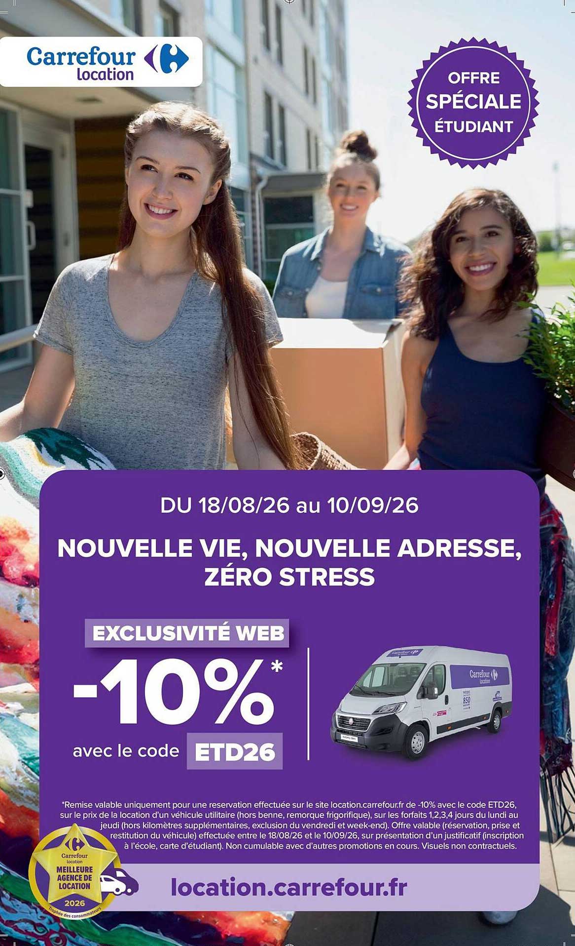 OFFRE SPÉCIALE ÉTUDIANT